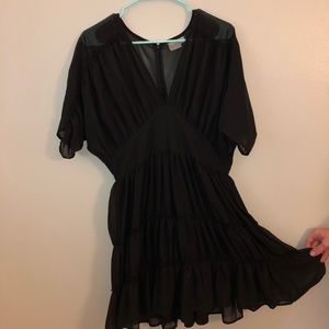 ASOS Soft Mini Dress with tiers